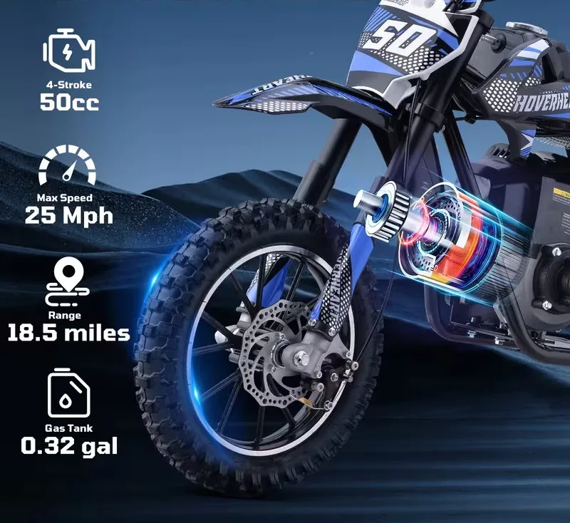 50cc 4-Stroke Dirtbike photo 11